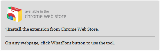 detection chrome detection font