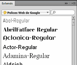 polices polices et fonts