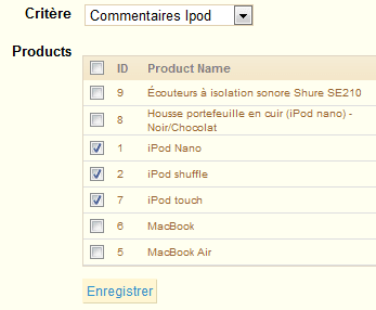 critere-commentaire question prestashop