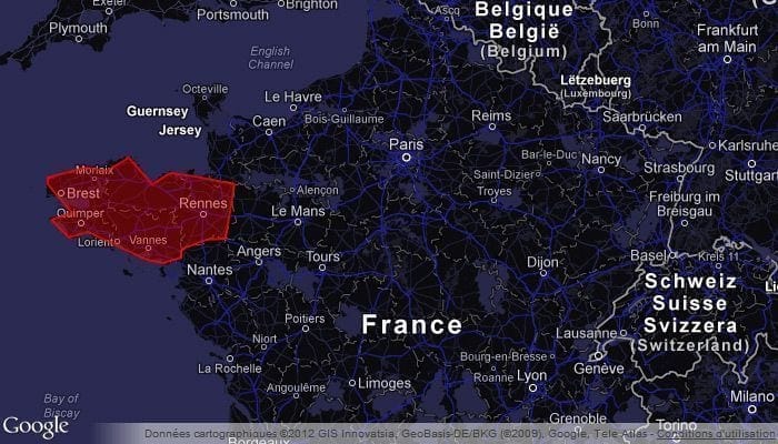 google maps polygone couleur