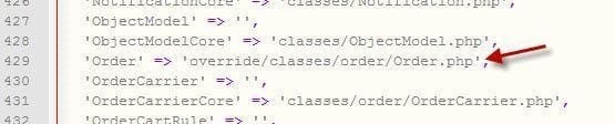 override